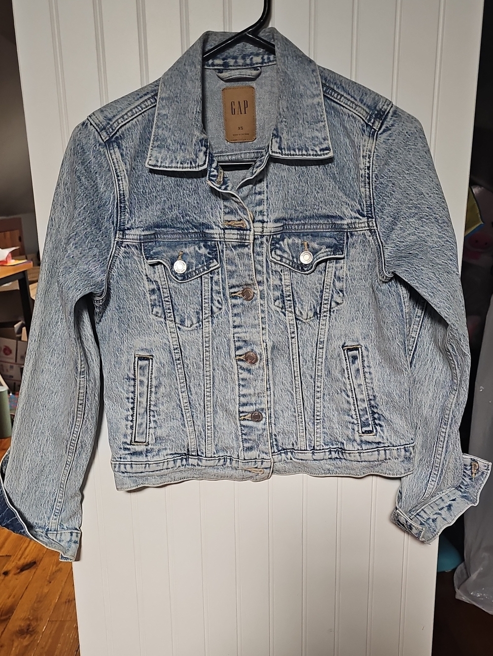 GAP Light Blue Acid Wash Denim Jacket
